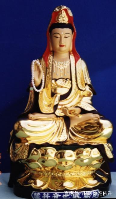 大慈大悲观世音菩萨圣像赐予有缘人见者得福报南无阿弥陀佛