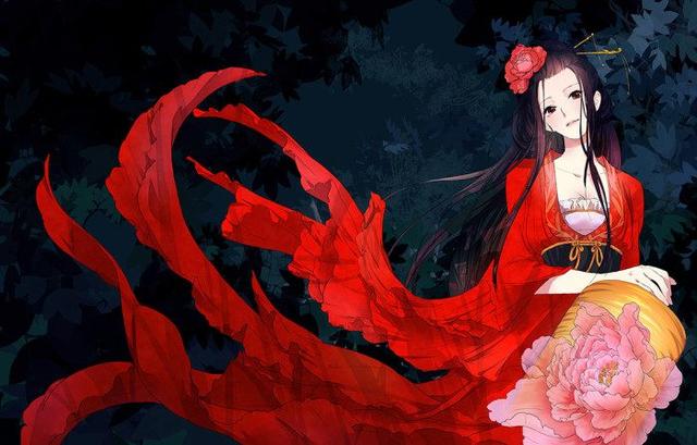 腰间环佩同束成一缕马尾的墨发在微风中轻扬.