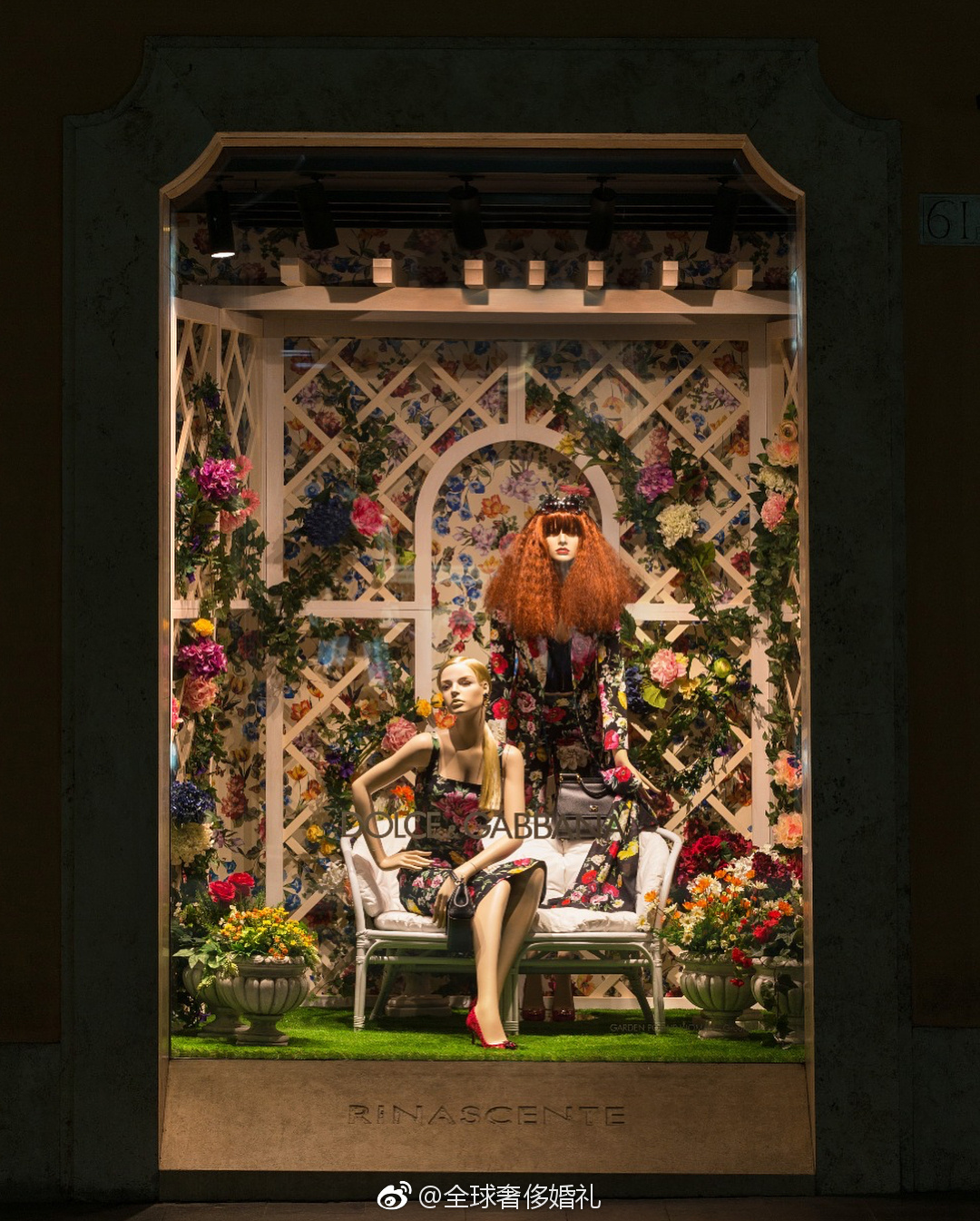 dolce&gabbana橱窗装饰,华丽的西西里岛风情