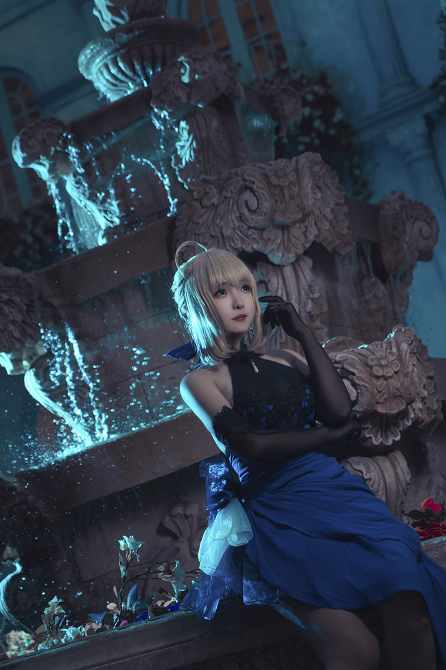 美丽小姐姐cosplayfatestaynight古不列颠传说中的亚瑟王