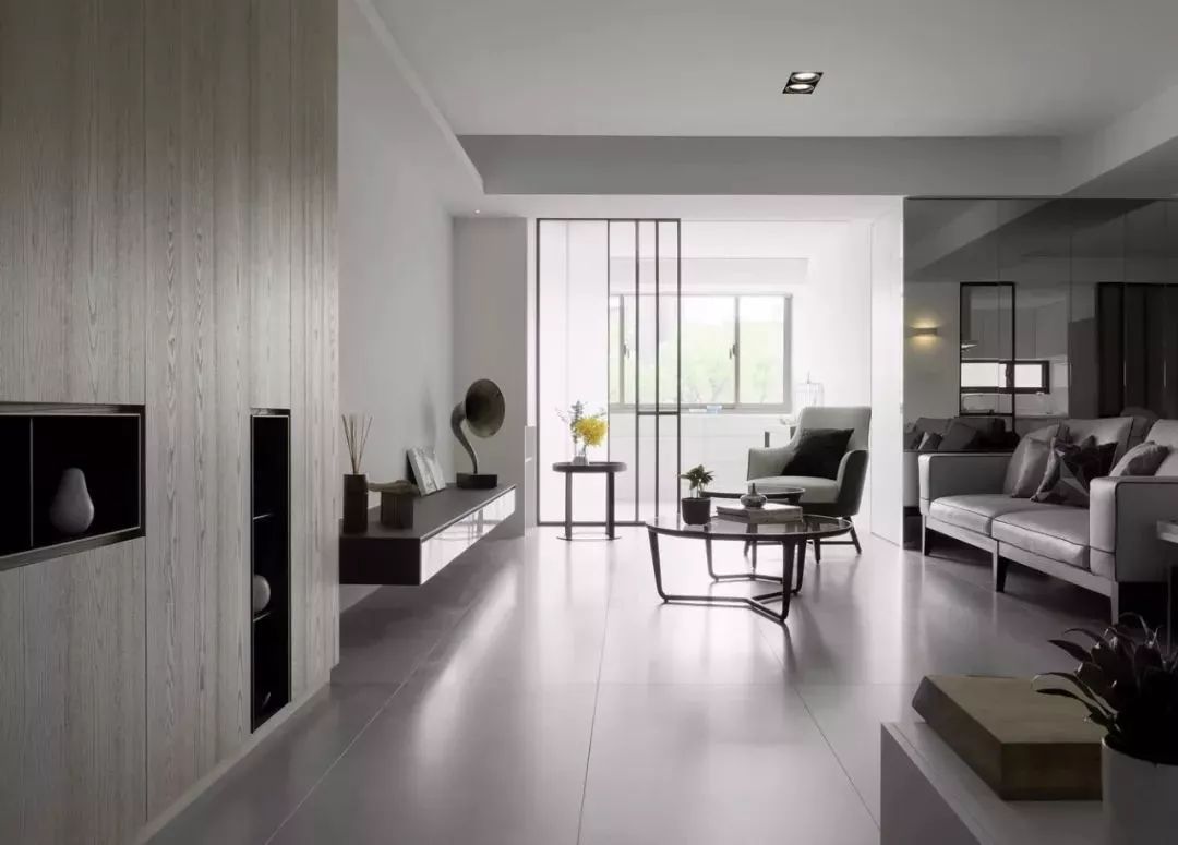 简约的灰色地砖,贴得真好看!