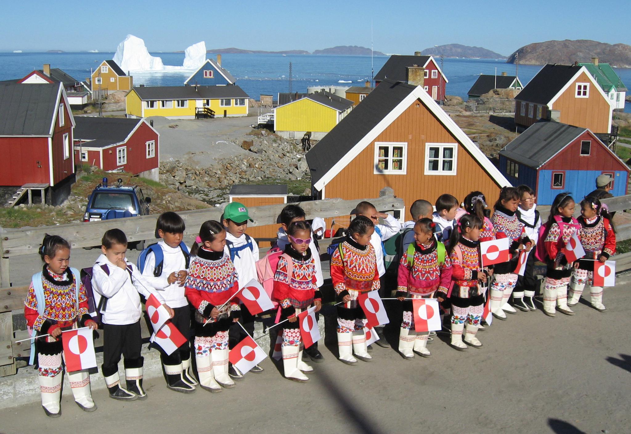 格陵兰岛土著居民图片
