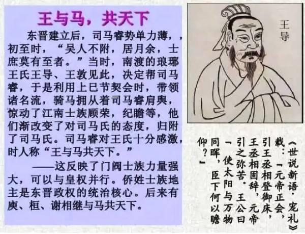东晋被称为王与马共天下王家是如何做到与皇家共天下的