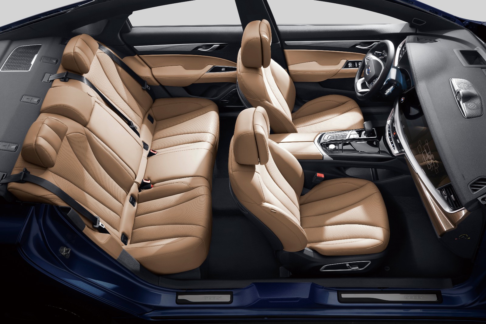 北京车展吉利ge惊艳亮相外观内饰实拍图