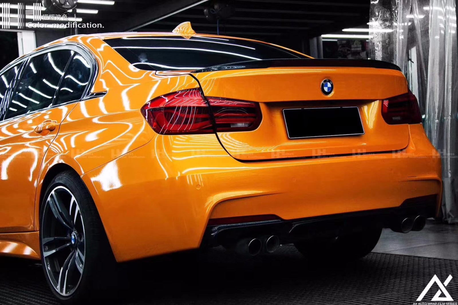 所向披靡的橙衣军团宝马3系珊瑚橙