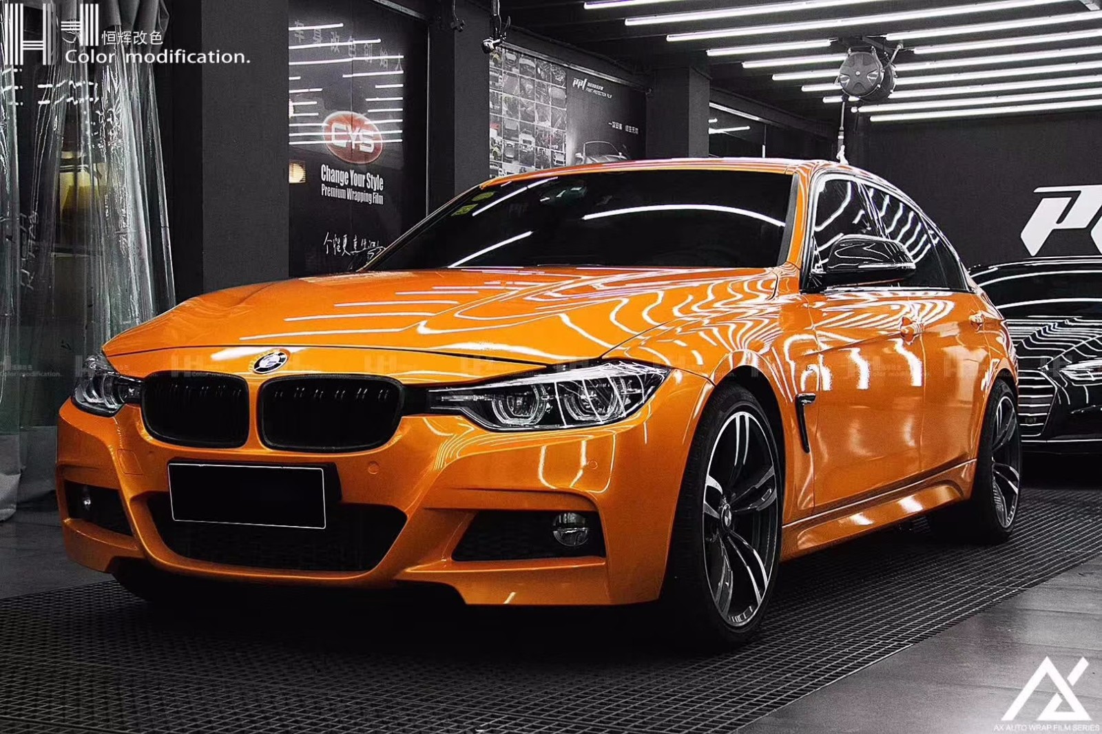 所向披靡的橙衣军团宝马3系珊瑚橙