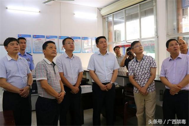 广西禁毒副总队长、区禁毒办副主任唐彬带队到