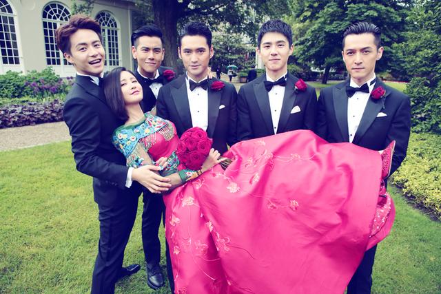 史上最帅伴郎团,袁弘的已成过去,而他的婚礼却请来了他们