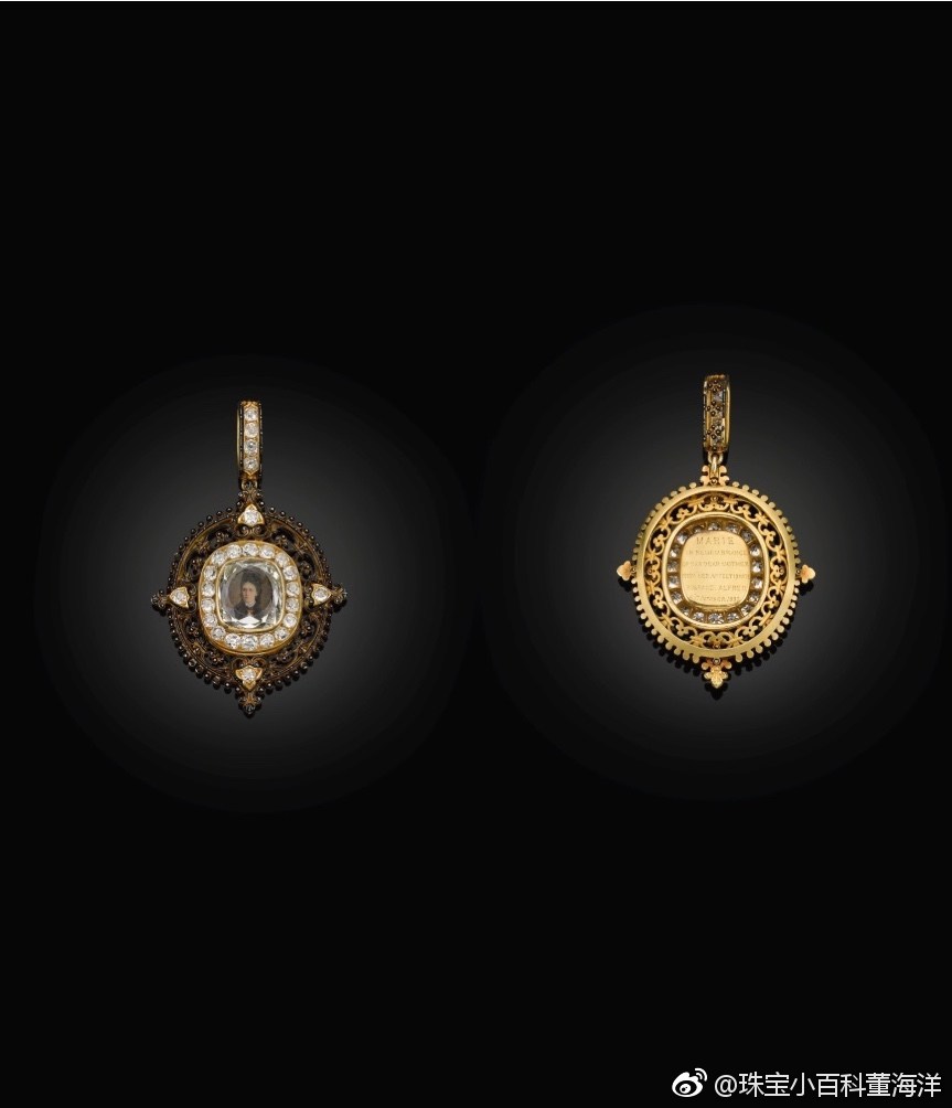 苏富比伦敦拍卖公司将在本月拍卖一组珍贵的罗曼诺夫王朝的肖像珠宝