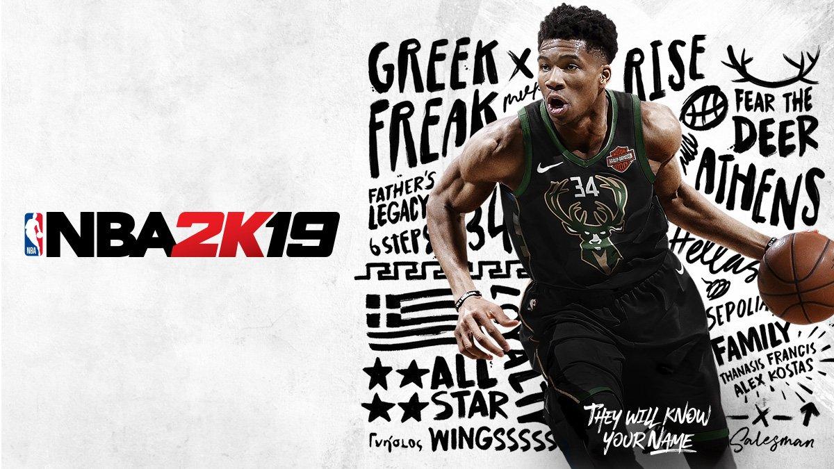2k19普通版封面人物公布 希腊怪兽字母哥能否破封面魔咒?