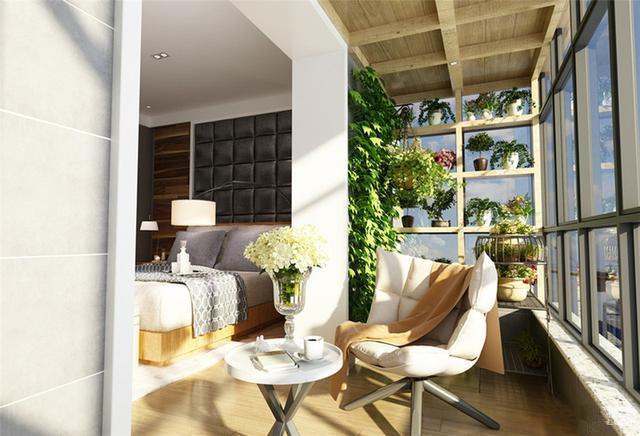 主卧阳台设计,采光十足