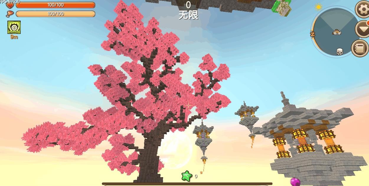 迷你世界: 大神晒出最美古风地图, 特效美翻了, 论脑洞就服他!