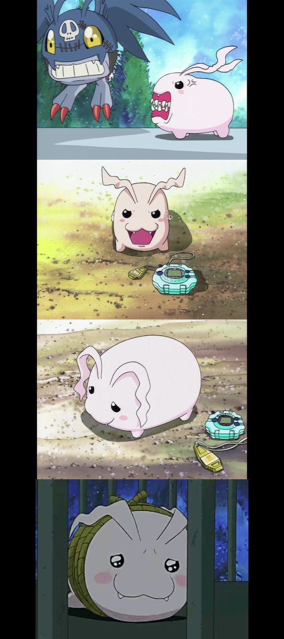 数码宝贝1第一代数码兽幼年期形态好怀念你还记得吗