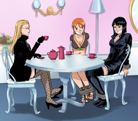 海贼王十张女神被捆绑图