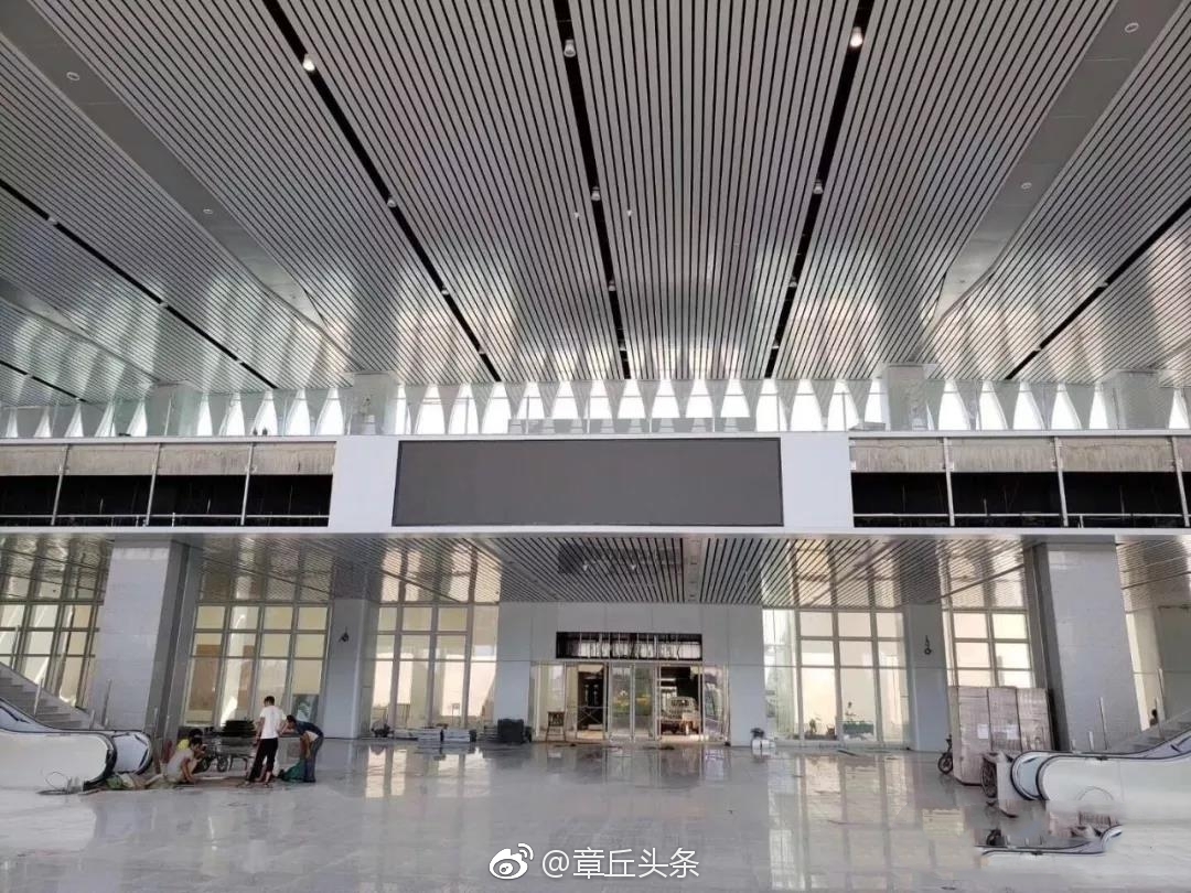 章丘北站即将竣工,从章丘到青岛只需一小时