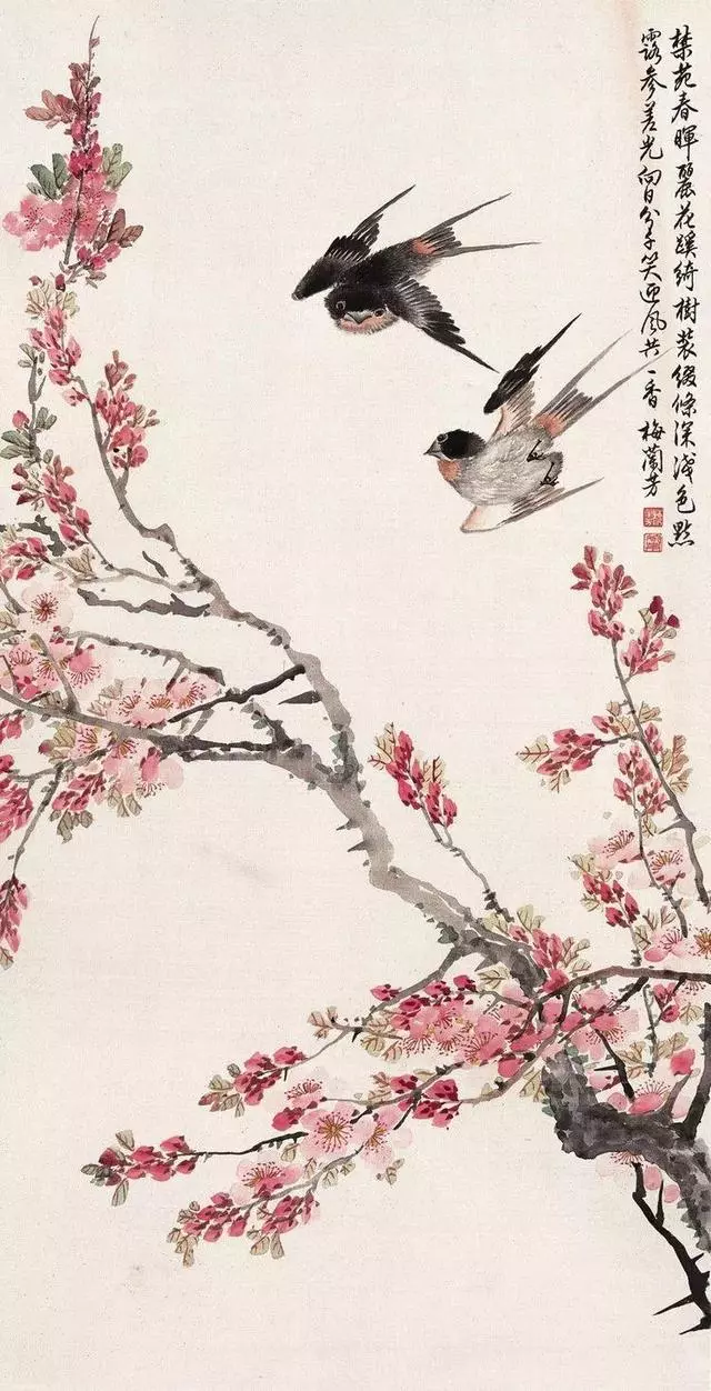 梅兰芳大师的花鸟画难得一见