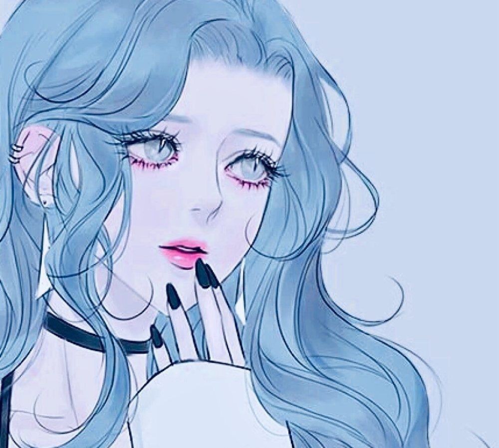 超唯美二次元动漫女生头像只是想就这样开开心心一辈子