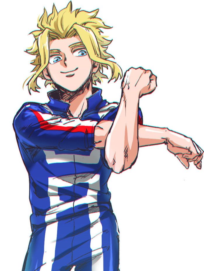 我的英雄学院:欧尔麦特终究逃不过死亡的结局,年轻时帅到没朋友