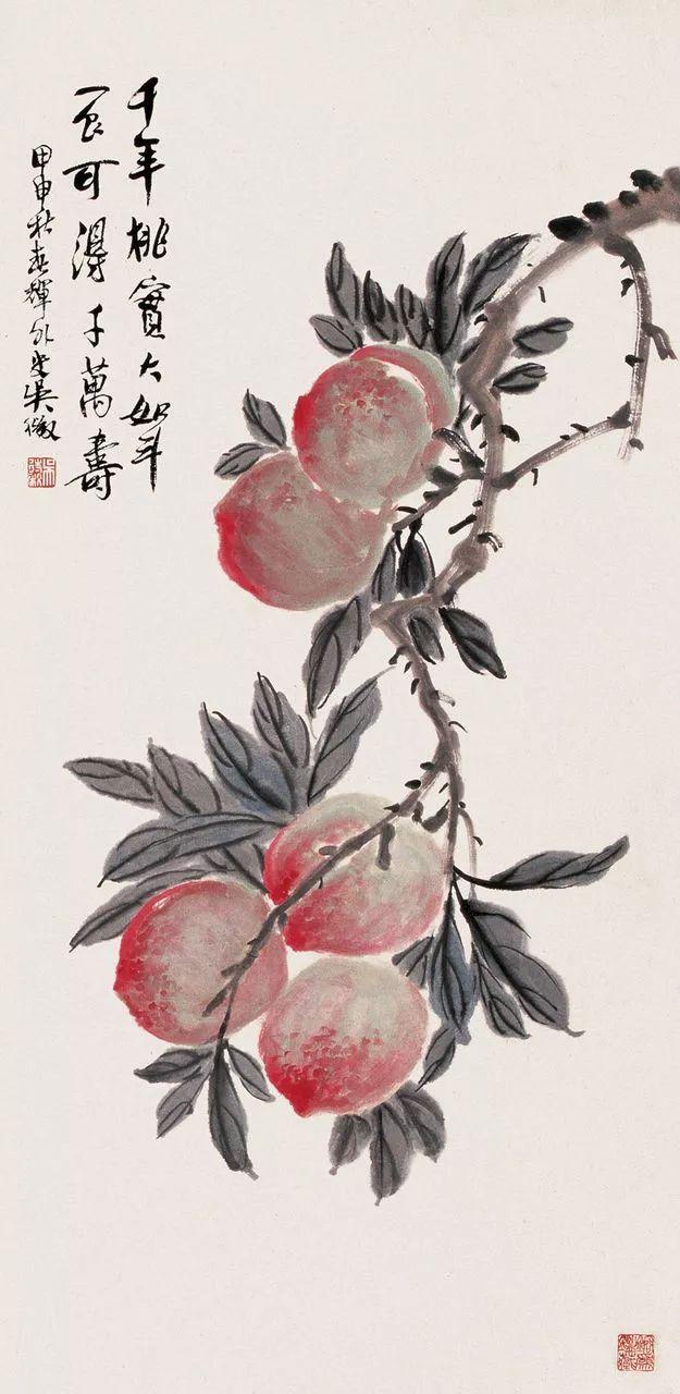 海派巨擘|吴待秋山水,花鸟,人物作品合辑