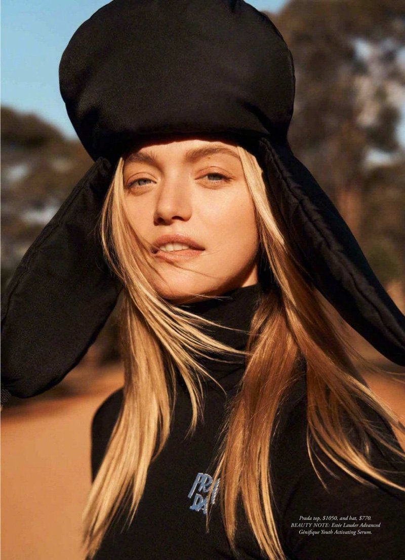 回归的澳大利亚超模嘉玛·沃德(gemma ward)身穿givenchy连衣裙登上