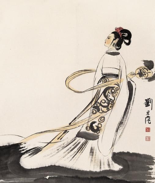 刘旦宅的人物画，秀拙相蕴、生动雅健|刘旦宅|花鸟|小粟_新浪新闻