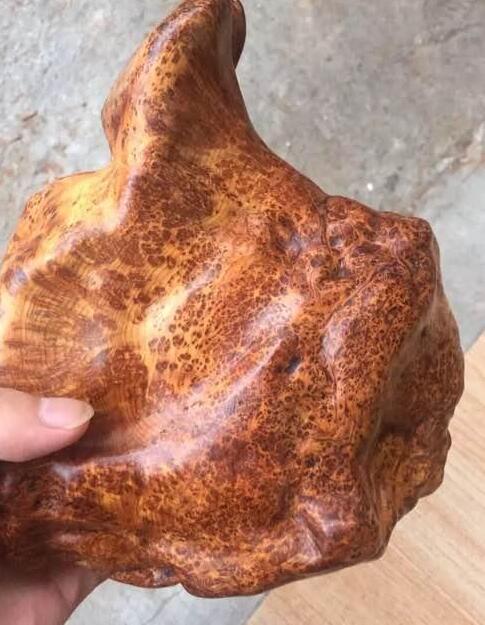 男子发现一"毛木块",花10块钱购买,可切开之后却很苦恼