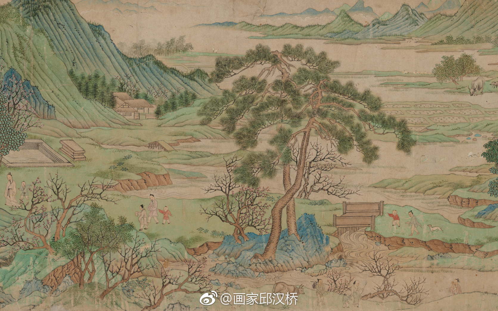 明代仇英桃花源图