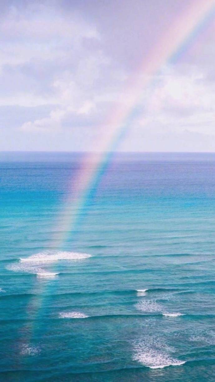 彩虹壁纸右下角阅