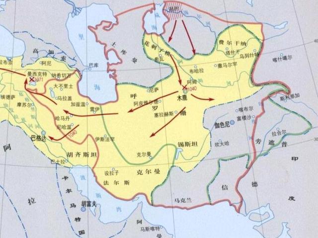 成吉思汗西征路线图片