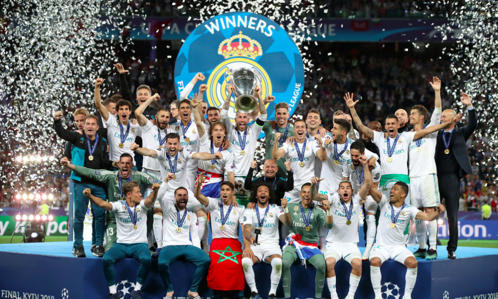 北京时间5月27日,2017-2018赛季欧冠总决赛在基辅进行,来自西甲的卫冕