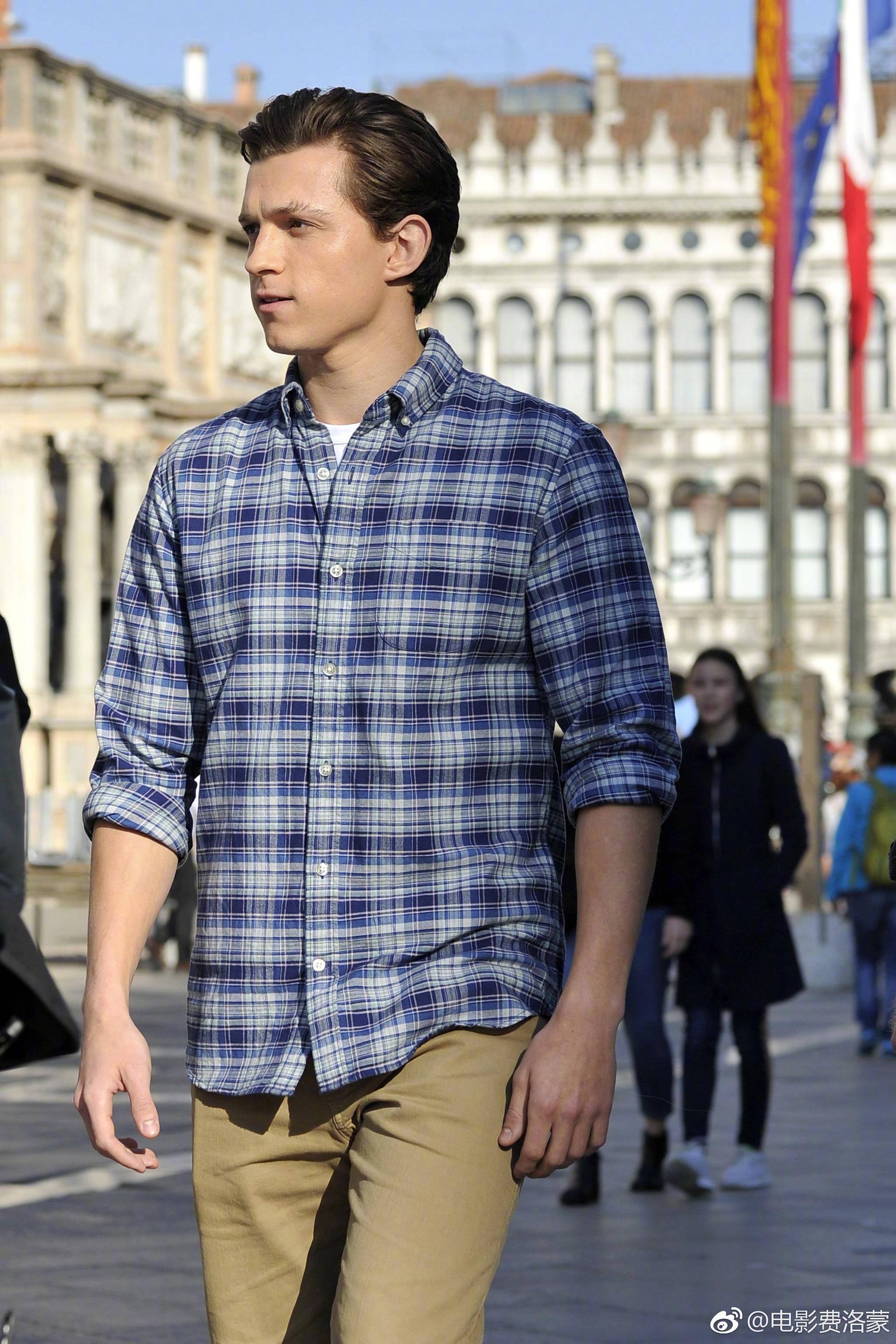 超可爱!荷兰弟tom holland现身《蜘蛛侠