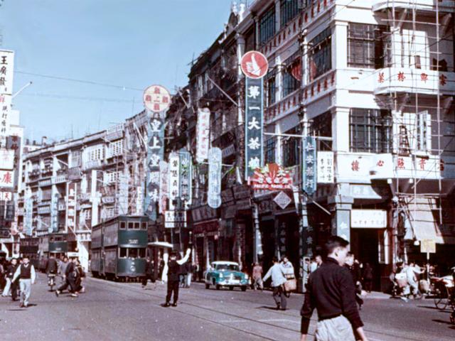 香港旧影1950年代淡出记忆的昔日街景