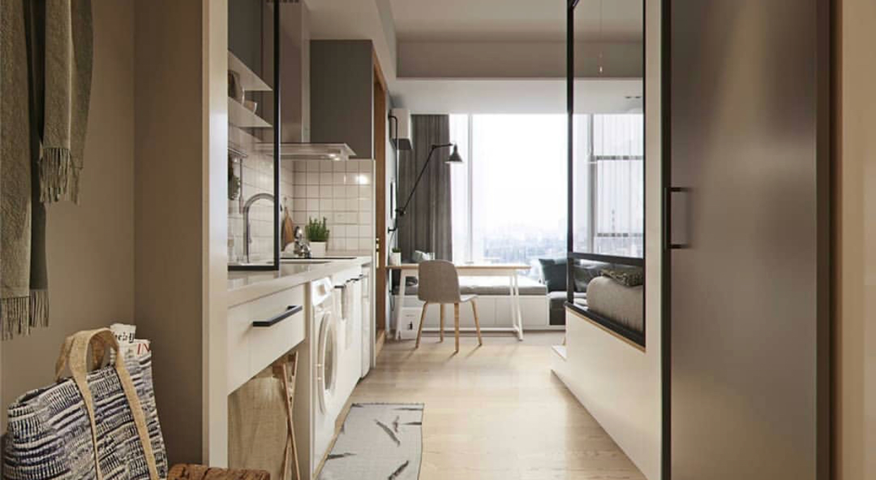 40坪小开间的极致空间利用