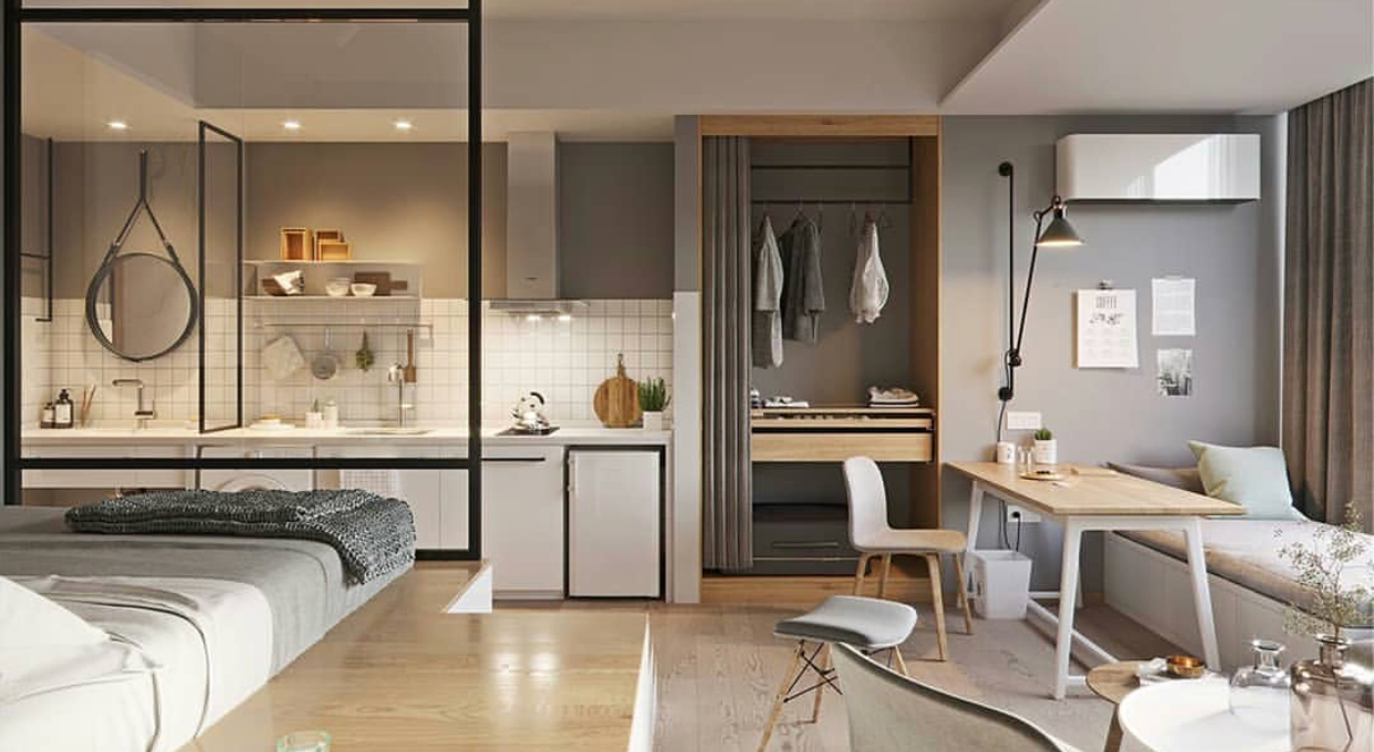 40坪小开间的极致空间利用