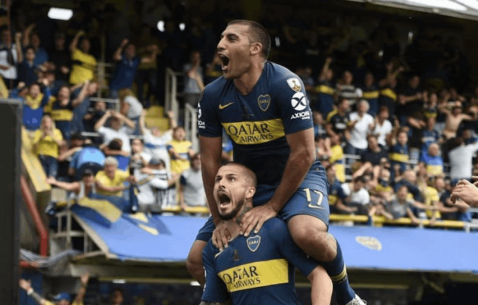 南美解放者杯决赛博卡主场战平河床马云感慨