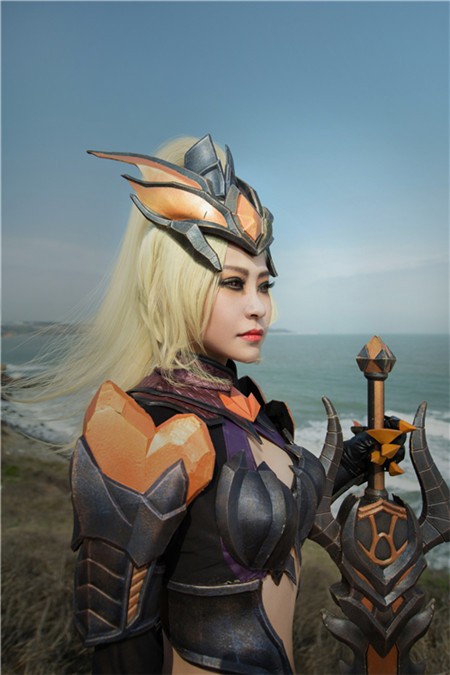 王者荣耀 花木兰水晶猎龙者cosplay