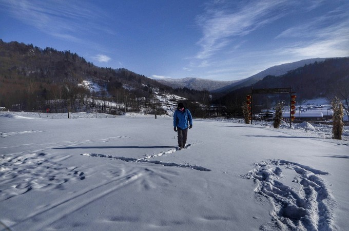 在雪谷感受纯正东北风是怎样一种体验!(夏天看这个是不是很解馋?