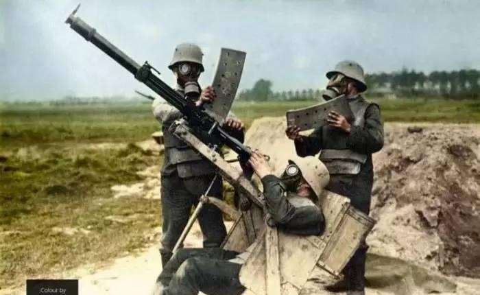 上色老照片: 第一次世界大战中的德国军队|第一次世界大战|德军|喷火