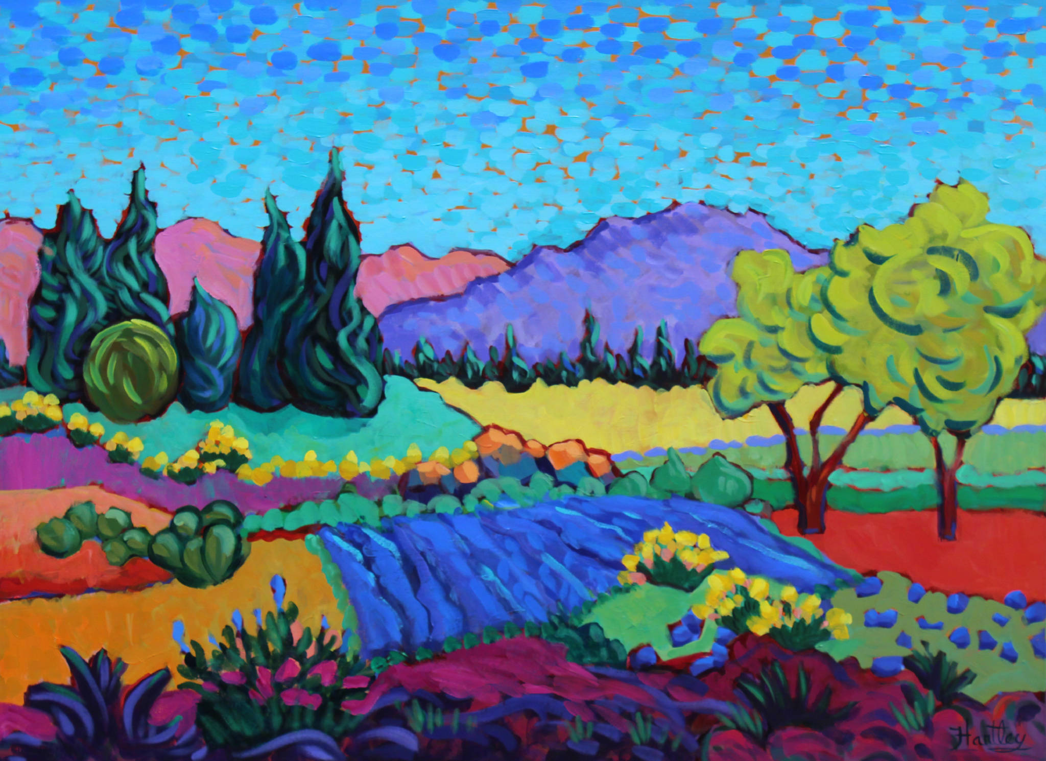 美国画家claudiahartley风光绘画作品