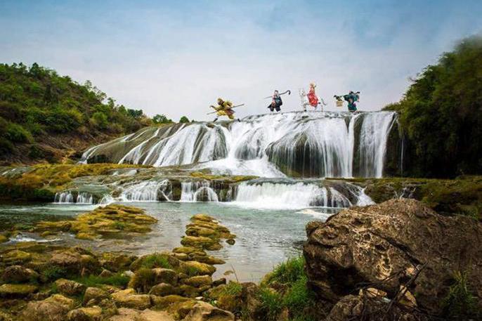 比中国第一瀑布黄果树还宽的瀑布,86版西游记在此留下经典画面