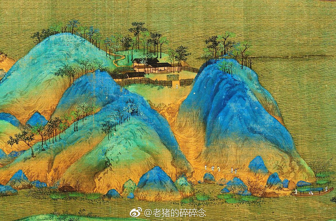 江山秋色图：真正的宋代青绿山水画国宝