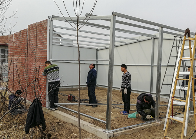 农农村大哥建造48平米的新房只需24小时费用1万元你信么