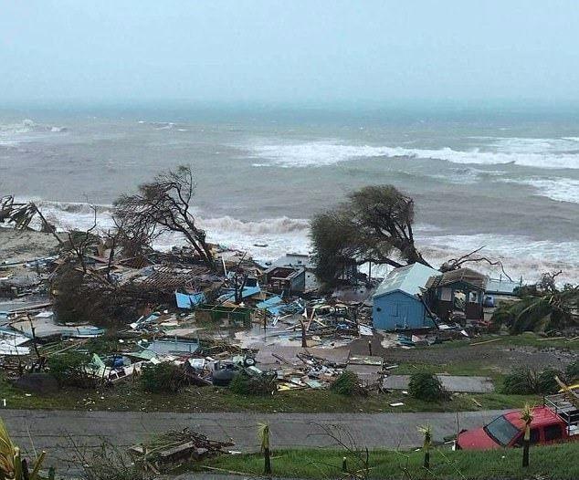 艾尔玛飓风袭击了英属维京群岛,蒙特塞拉特岛,特克斯和凯科斯群岛等
