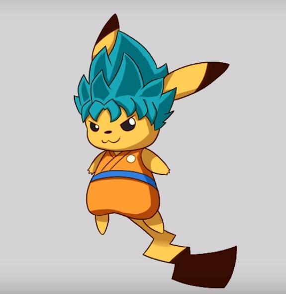 皮卡丘变身coser模仿其他动漫人物皮神小短手也太可爱了吧