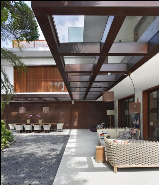 头一次见过家里做下沉式庭院,太羡慕了!