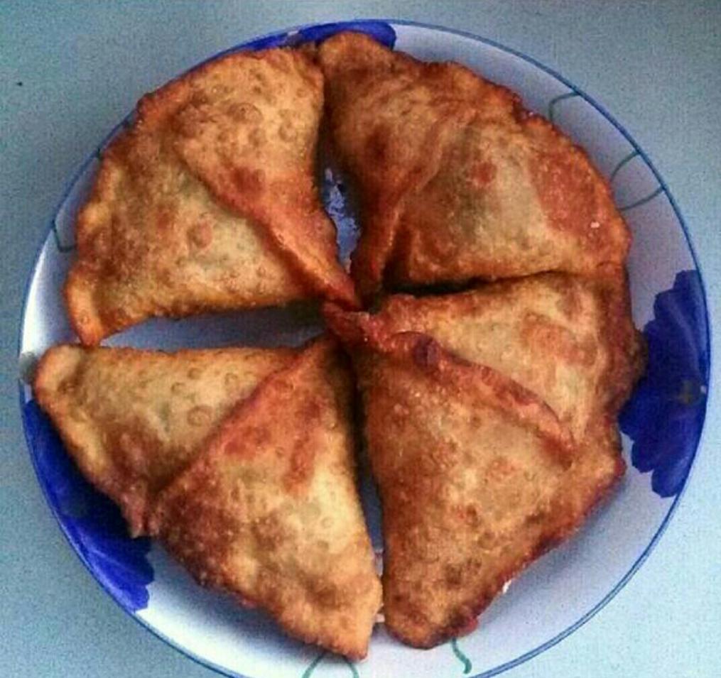 河南传统小吃在家自己炸糖糕菜角