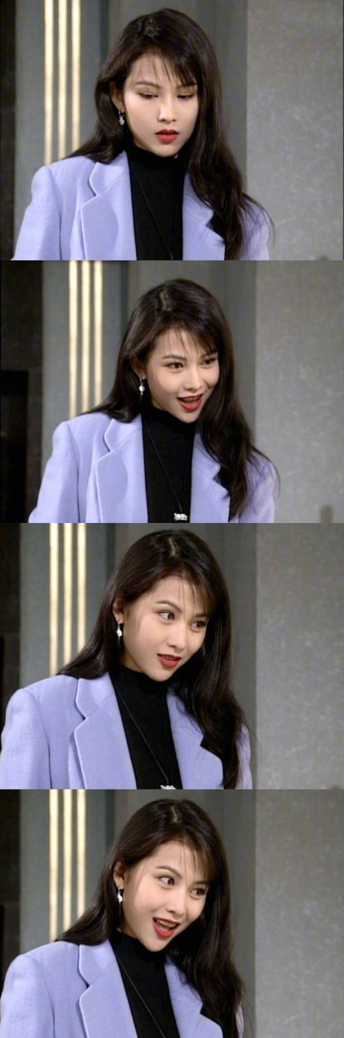 蔡少芬年轻的时候早期的港姐是真的好看