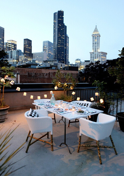 想要一个bling bling的小天台