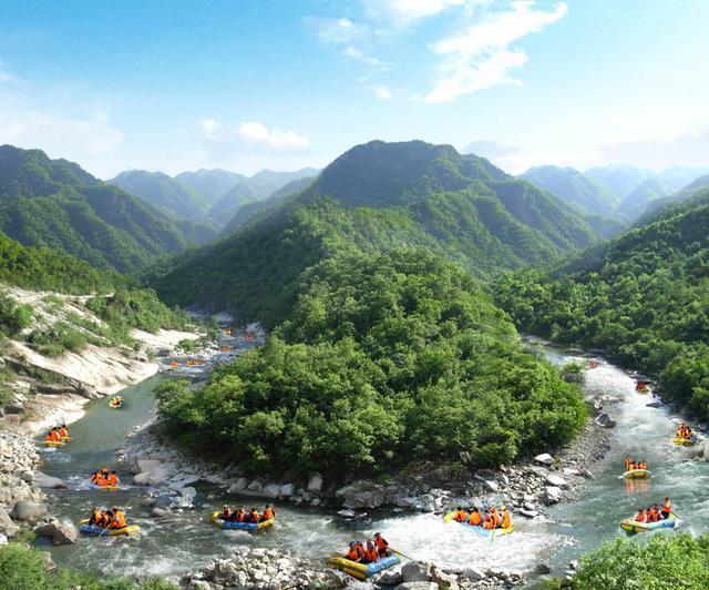 比如商城金刚台西河漂流,雪花谷漂流,宝天曼峡谷漂流,豫西大峡谷漂流