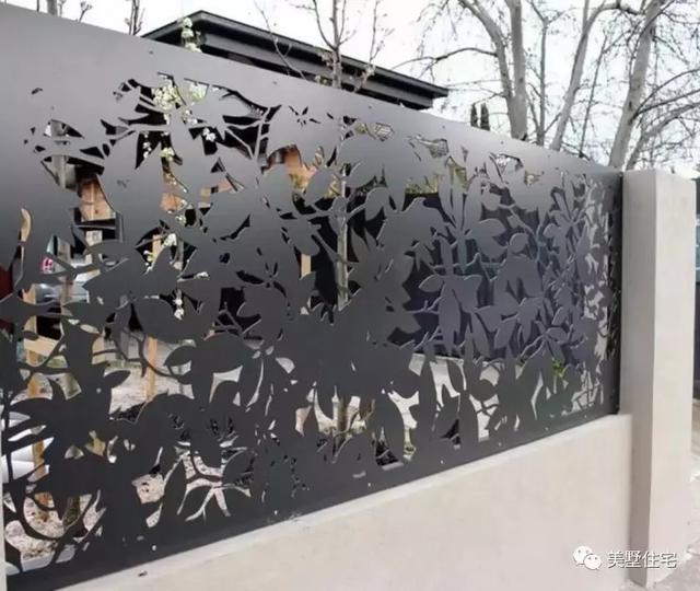 5种围墙材质36款围墙设计为别墅庭院找个最合适的院墙